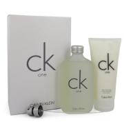 CK ONE by Calvin Klein - Gift Set -- 6.7 oz Eau De Toilette Spray + 6.7 oz Body Moisturizer -- for Men