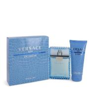 Versace Man by Versace - Gift Set -- 3.3 oz Eau De Toilette Spray (Eau Frachie) + 3.3 oz Shower Gel -- for Men