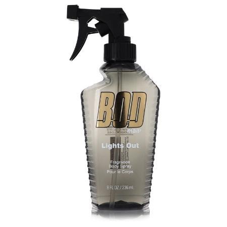 Bod Man Lights Out by Parfums De Coeur - Body Spray 8 oz 240 ml for Men