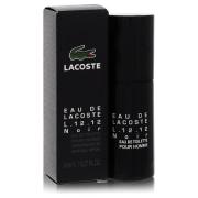 Lacoste Eau De Lacoste L.12.12 Noir by Lacoste - Mini EDT Spray .27 oz 8 ml for Men