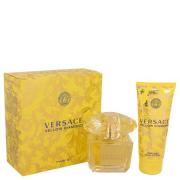 Versace Yellow Diamond by Versace - Gift Set -- 3 oz Eau De Toilette Spray + 3.4 oz Body lotion -- for Women