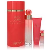 Perry Ellis 360 Coral by Perry Ellis - Gift Set -- 3.4 oz Eau de Parfum Spray + .25 oz Mini EDP Spray + 3 oz Shower Gel -- for Women