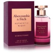 Abercrombie & Fitch Authentic Night by Abercrombie & Fitch - Eau De Parfum Spray 3.4 oz 100 ml for Women