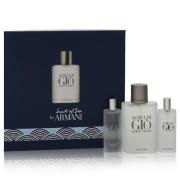 ACQUA DI GIO by Giorgio Armani - Gift Set -- 3.4 oz Eau De Toilette Spray + 2x 0.5 oz Mini EDT Sprays -- for Men
