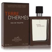 Terre D'Hermes by Hermes - Eau De Toilette Spray Spray Refillable 1 oz 30 ml for Men
