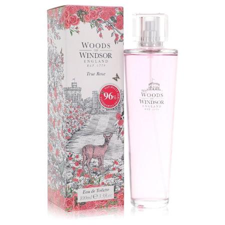 True Rose by Woods of Windsor - Eau De Toilette Spray 3.3 oz 100 ml for Women