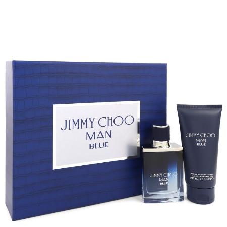 Jimmy Choo Man Blue by Jimmy Choo - Gift Set -- 1.7 oz Eau De Toilette Spray + 3.3 oz Shower Gel -- for Men