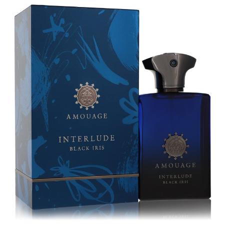 Amouage Interlude Black Iris by Amouage - Eau De Parfum Spray 3.4 oz 100 ml for Men