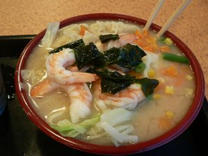 Très bon ramen aux crevettes