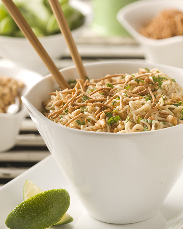 Très bon ramen au beurre de cacahuètes