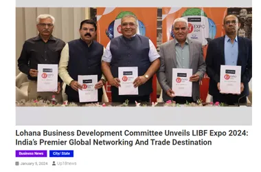 Lohana Business Development Committee Unveils LIBF Expo 2024: India’s Premier Global Networking And Trade Destination 