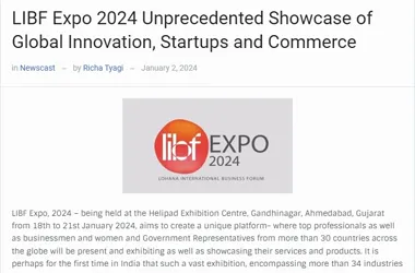 LIBF Expo 2024 Unprecedented Showcase of Global Innovation, Startups and Commerce