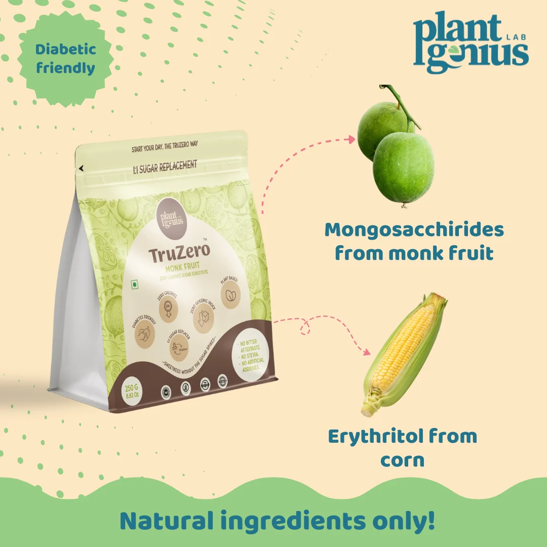 TruZero Monk Fruit Sweetener - 250gm