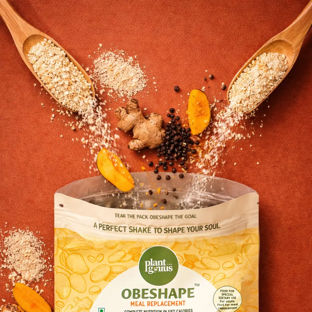 PlantGenius ObeShape - Complete Plant-Based Meal Replacement Shake (400g)