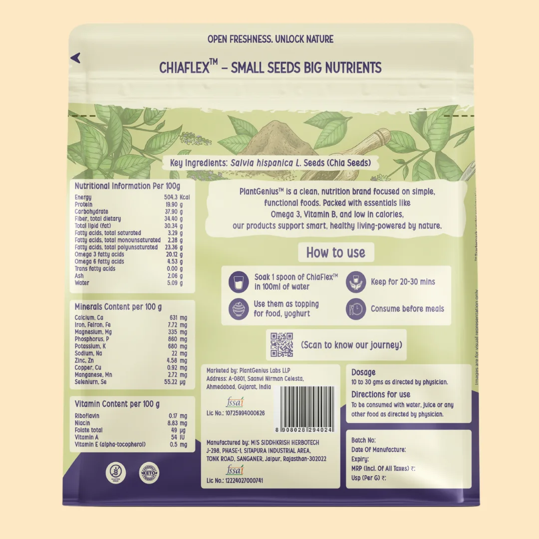 PlantGenius Premium Chia Seeds