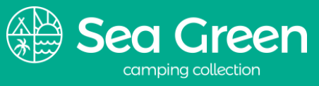 logo camping sea green