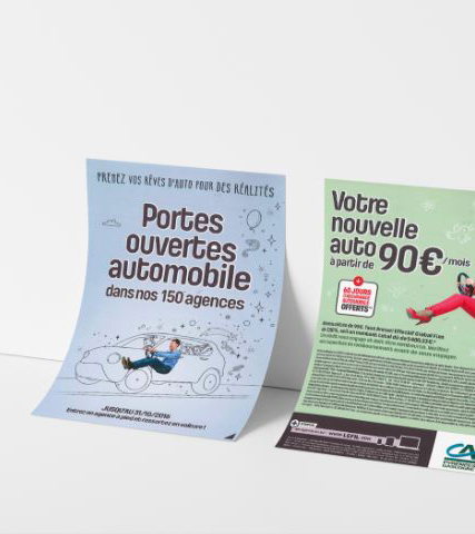 Mockup Prospectus impression Sud Ouest