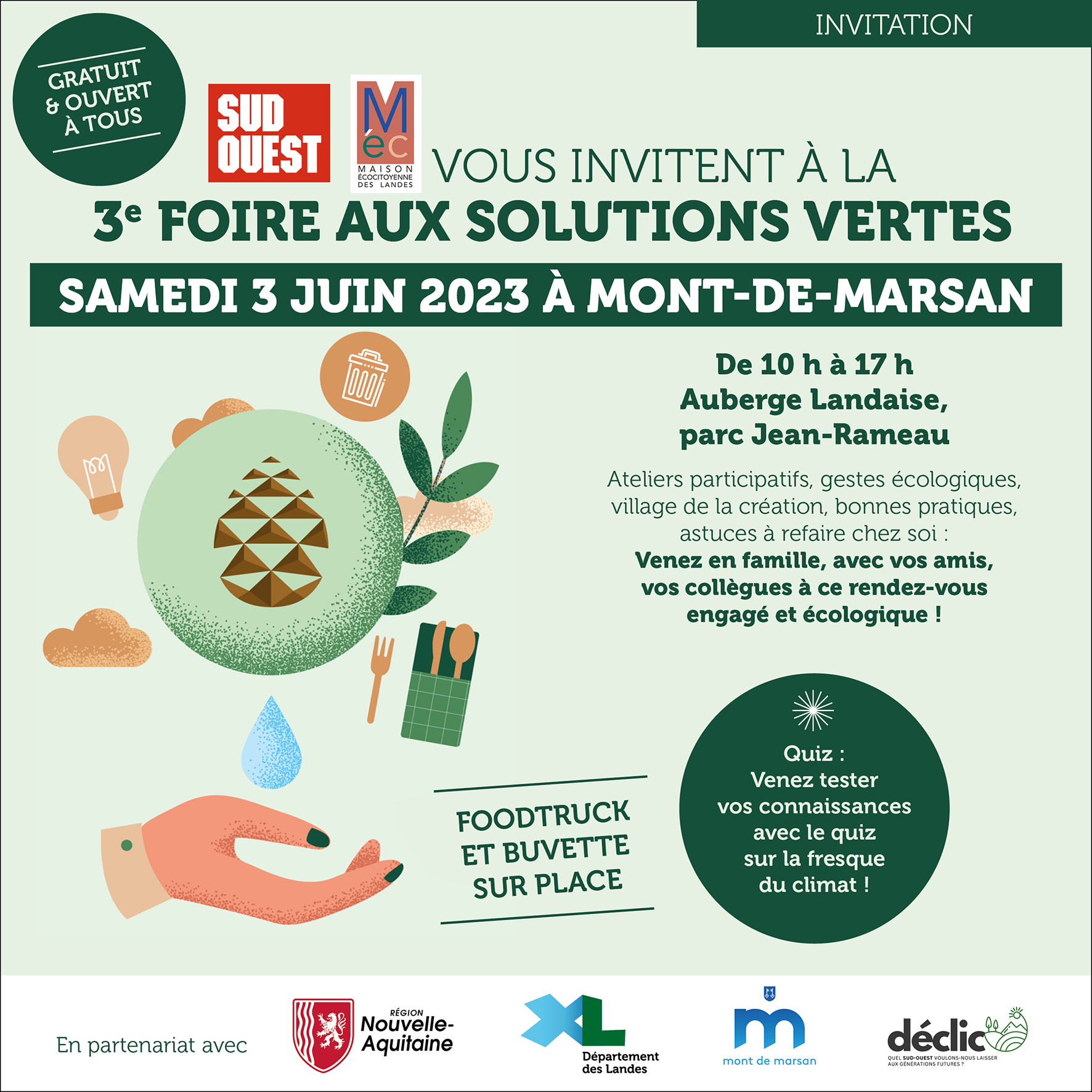 invitation foire aux solutions vertes 2023