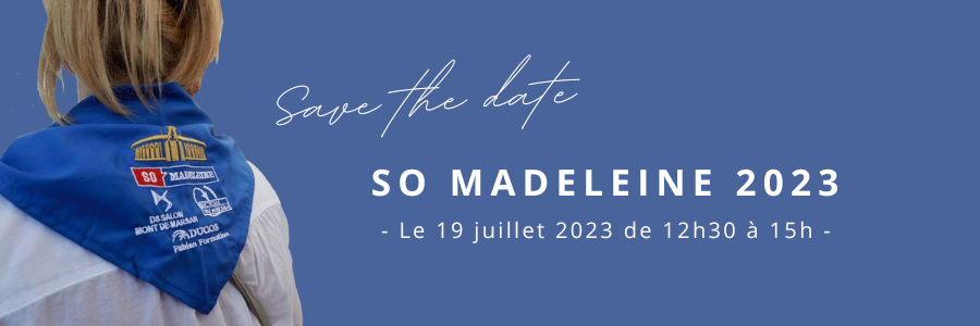 bandeau save the date madeleine 2023