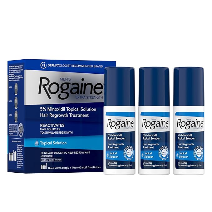 Rogaine Men’s Minoxidil Hair Thinning & Treatment