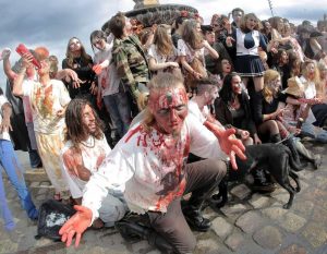 DEFILES REUNION DE ZOMBIS A BORDEAUX