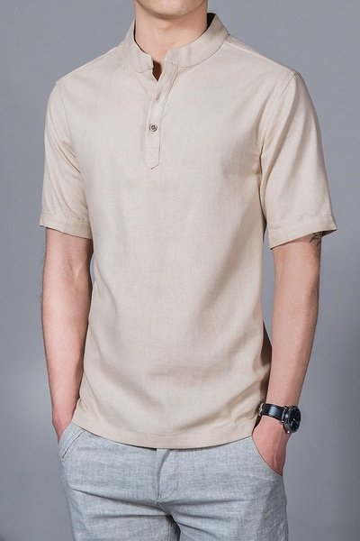 Men's Casual Half Sleeve Shirt