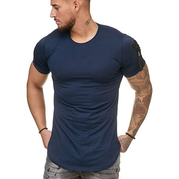 Men's Fashion Solid Color Fitness