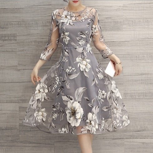 Women's Floral Printed Dress