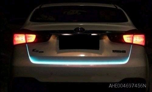 Flow Led Strip Trunk / Dicky / Boot / Tail Lights Streamer Brake Turn Signal Light (Works With All Cars)