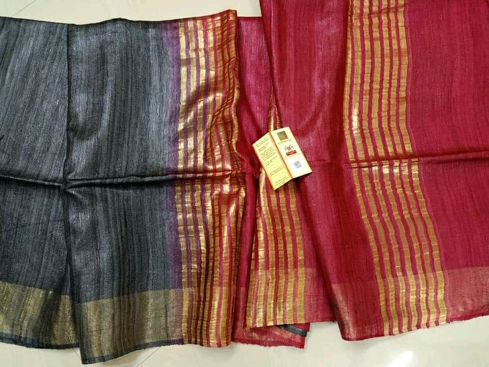 Tussar Ghicha Silk Saree