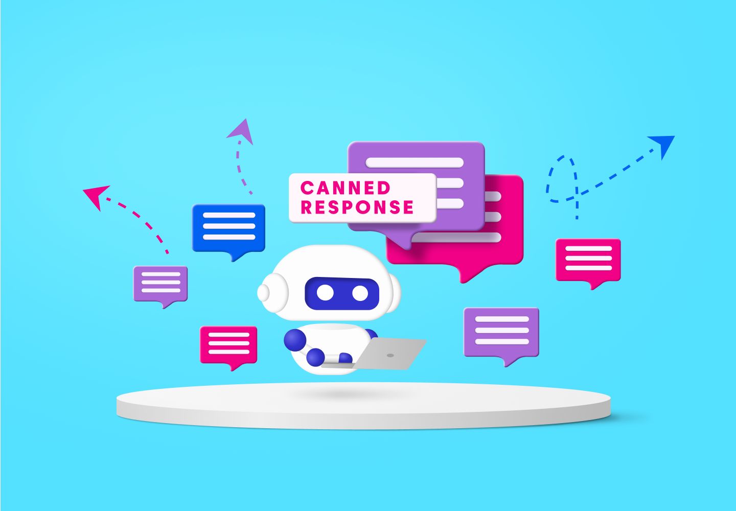 Canned response for customer service