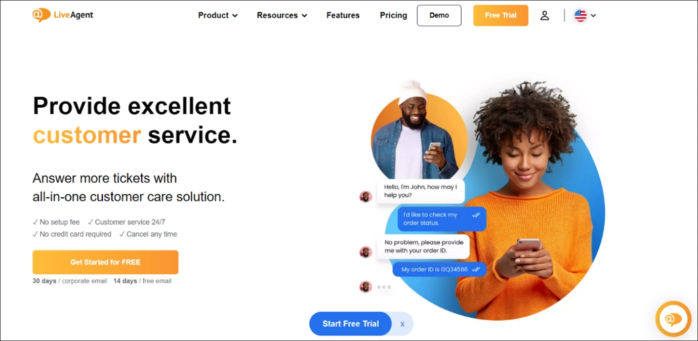 LiveAgent automated ticketing system