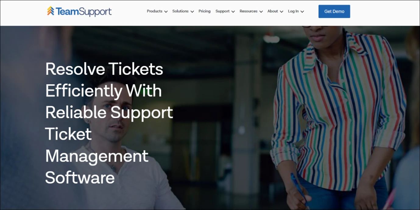 TeamSupport automated ticketing system