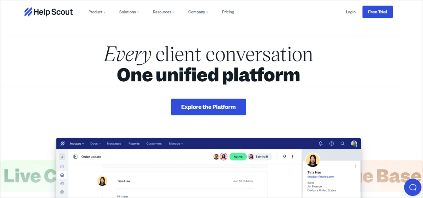 Help Scout automated ticketing system