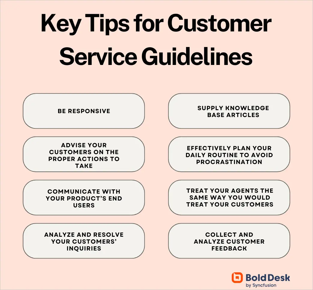 Key Tips For Customer Service Guidelines