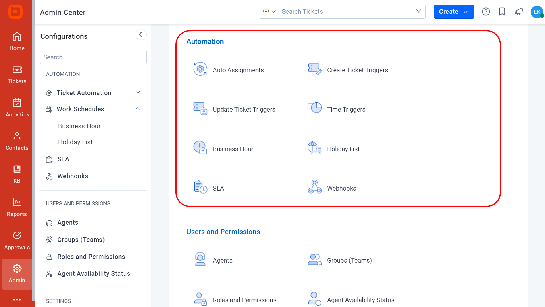 BoldDesk automation capabilities