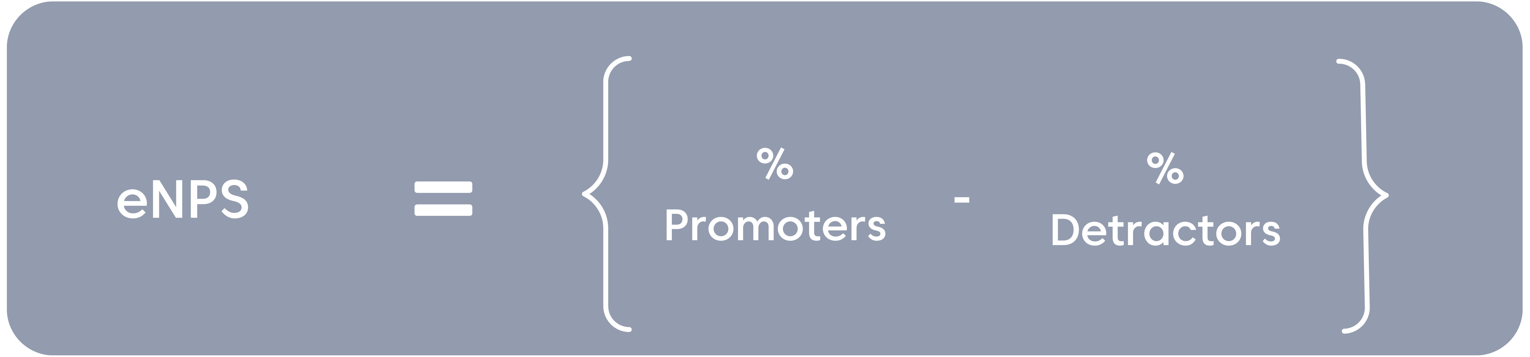 Employee net promoter score (eNPS)