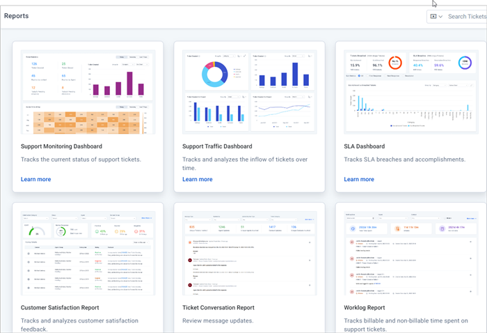 Reports module in BoldDesk