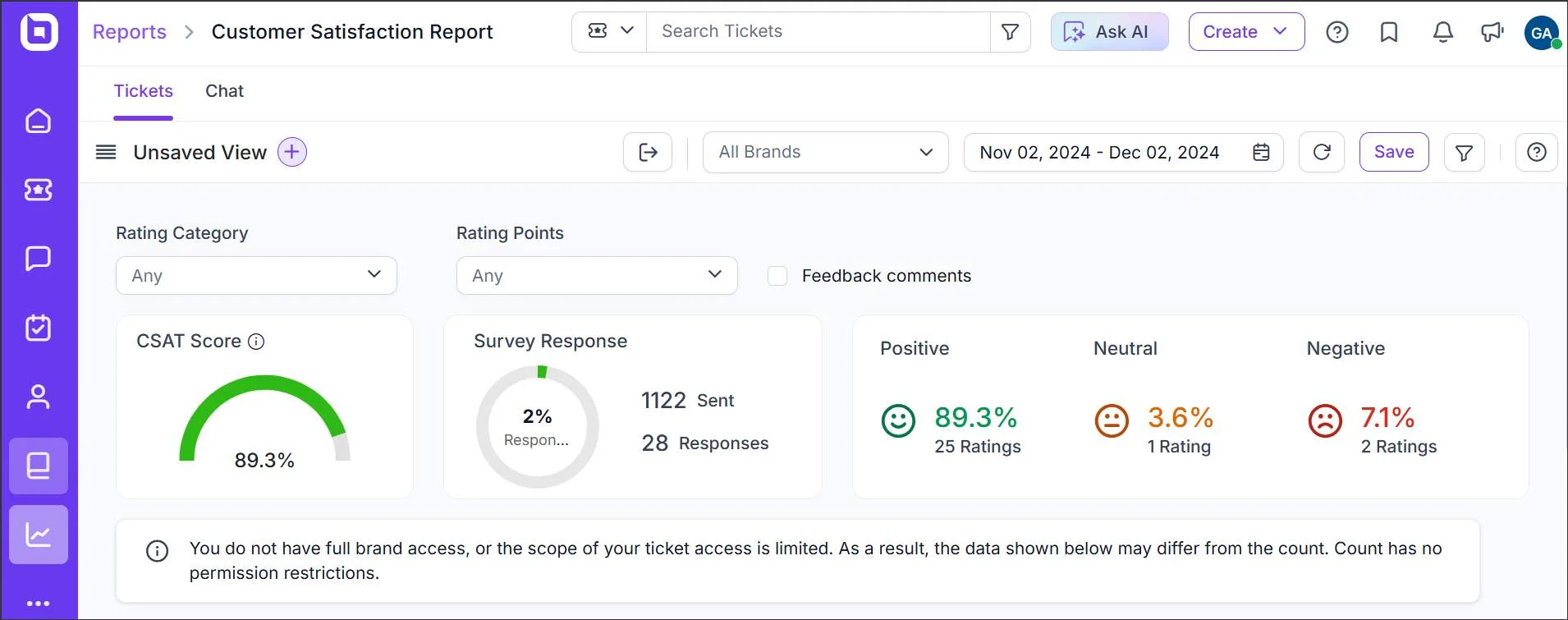 Customer Satisfaction Survey