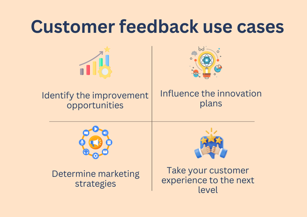 How should you utilize customer feedback?