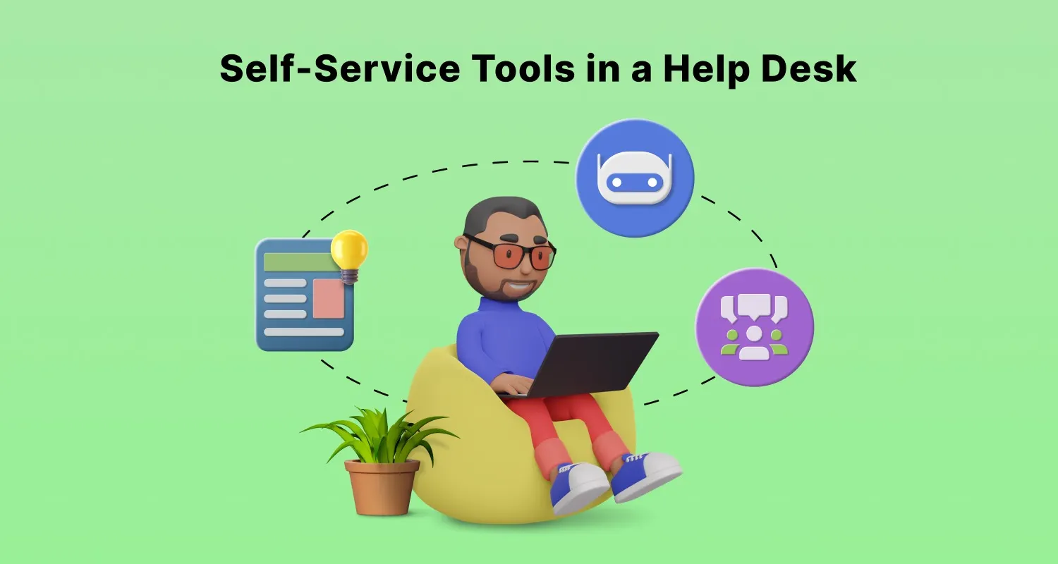 Role of self-service in helpdesk solutions