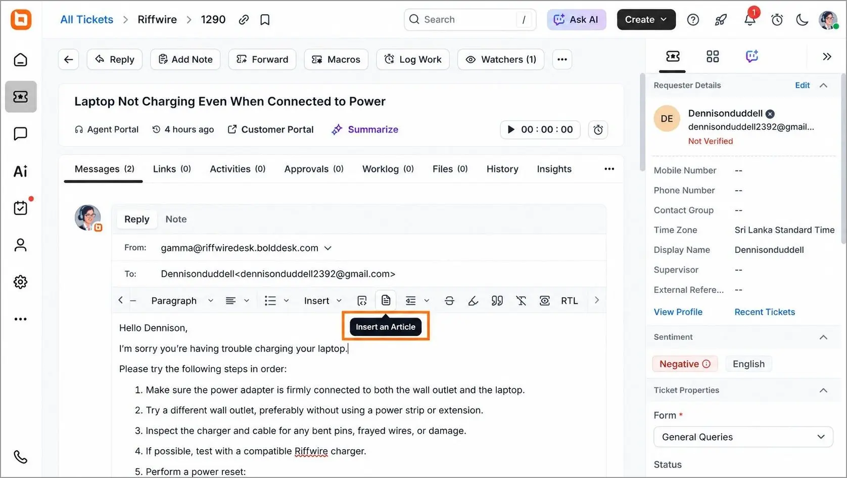 Knowledge base article inserted into a support ticket reply to help resolve a customer issue.