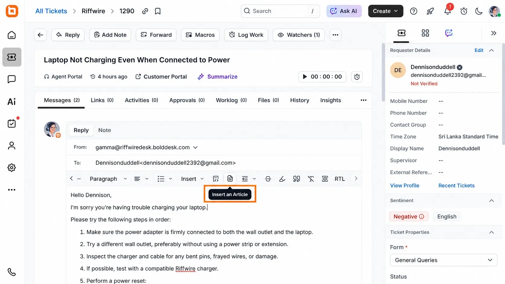 Knowledge base article inserted into a support ticket reply to help resolve a customer issue.