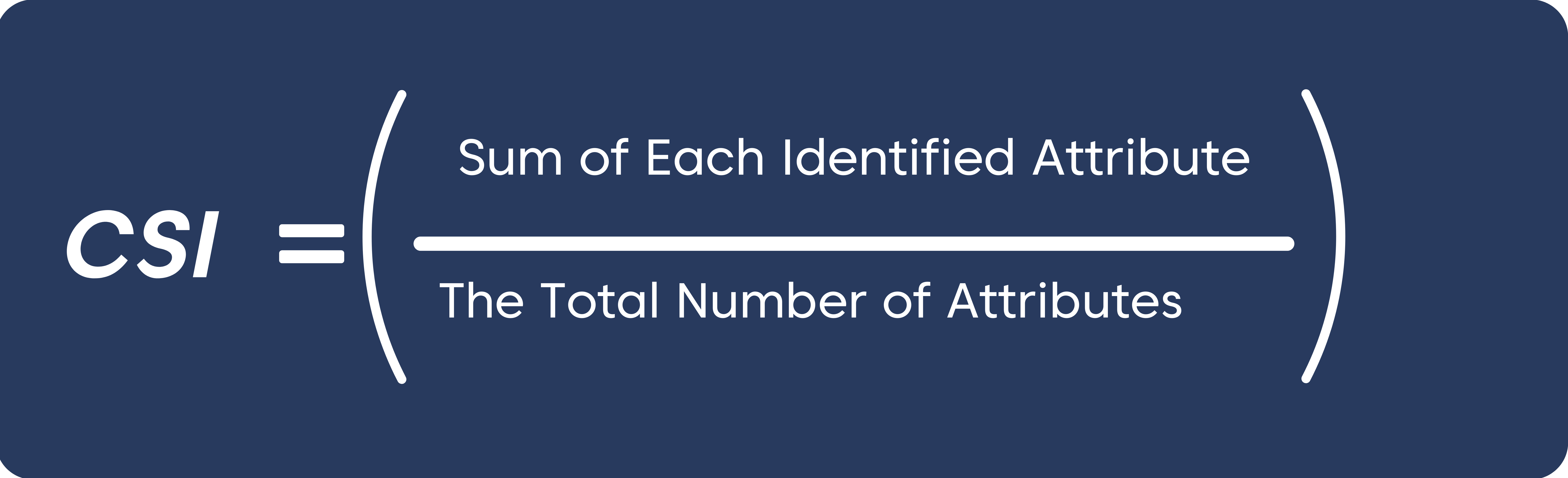 What is customer satisfaction index?