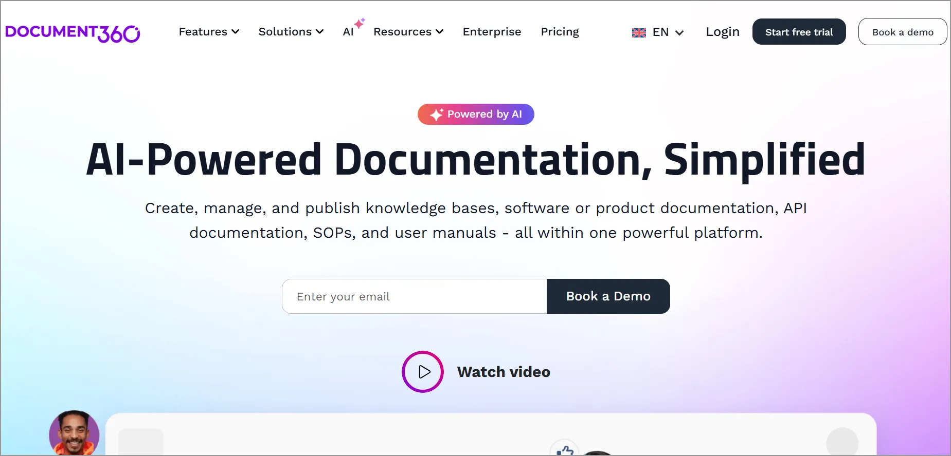 Document360's Knowledge Management Software