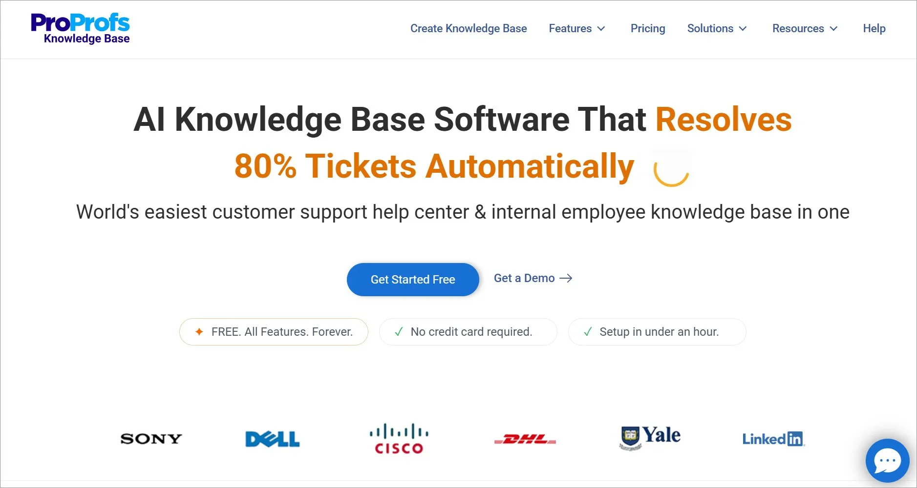 ProProfs homepage with diverse people smiling using tech, text on smart tools for employee-customer happiness, logos below.