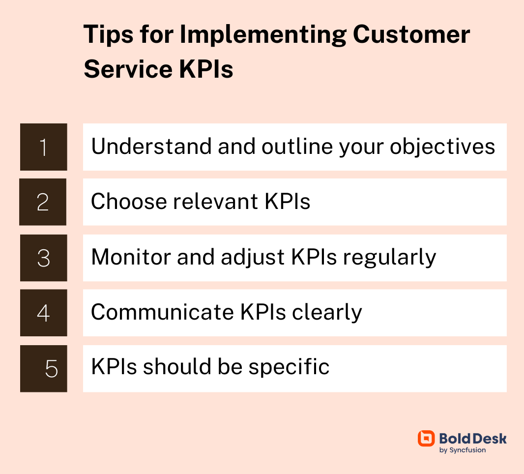Tips for Implementing Customer Service KPIs