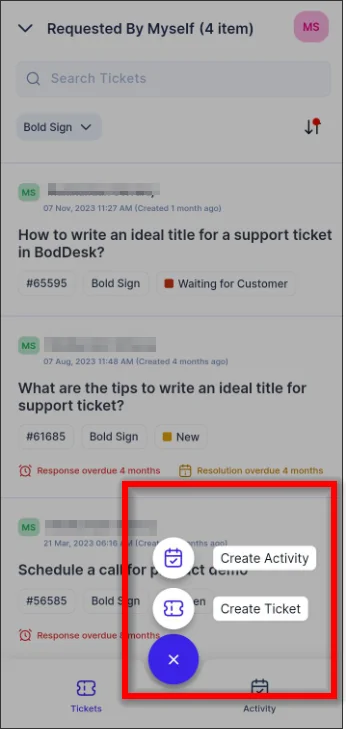 New features in the BoldDesk app
