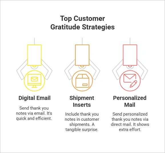 Effective strategies for expressing gratitude to customers through thank you notes
