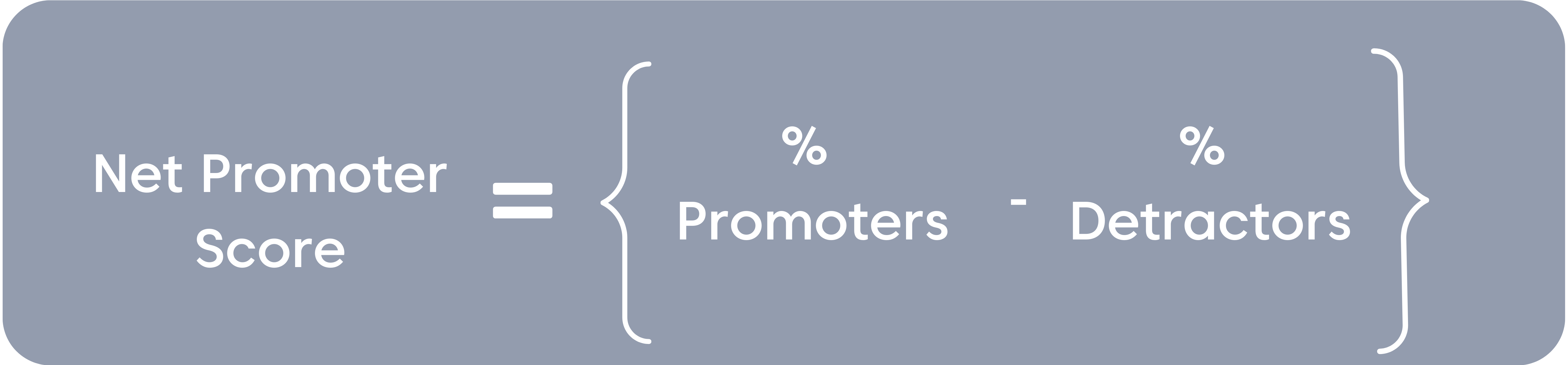 Net promoter score